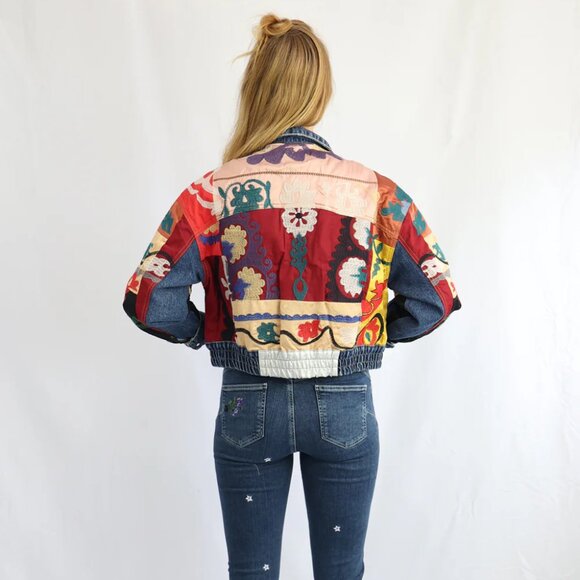 Size M NWT Desigual Sebastiana Denim Jacket - Picture 7 of 16